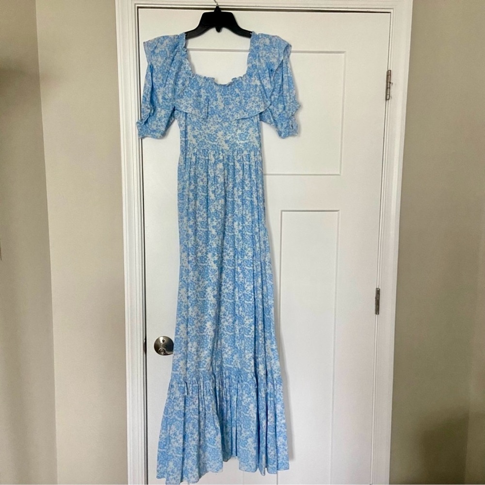 LOVESHACKFANCY STATEMENT DRESS - Picture 4 of 12